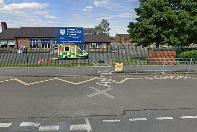 St Mary's Catholic Primary School saw 29 applicants put the school as a first preference but only 28 of these were offered places. This means 1 child (3.4 per cent) did not get a place.

Photograph: Google