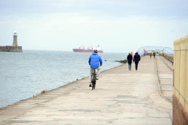 People have been trespassing on South Shields Pier during lockdown.