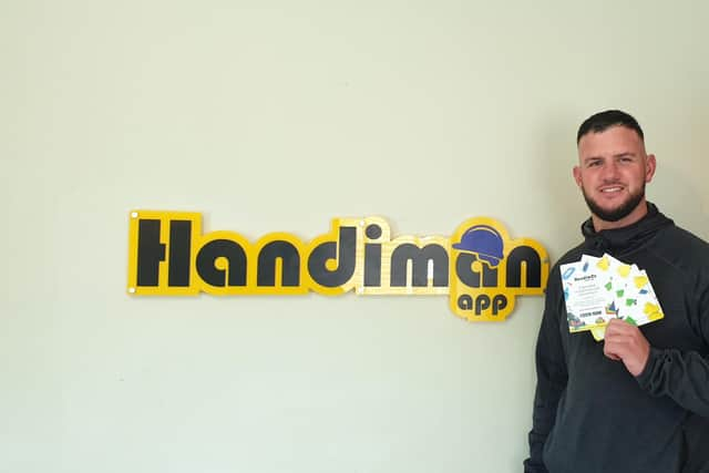 Ross Fenwick, 32, is one of the entrepreneurs behind the Handiman app.