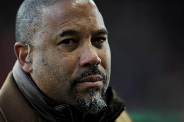 WATFORD, ENGLAND - FEBRUARY 29: (THE SUN OUT, THE SUN ON SUNDAY OUT) Former Liverpool and Watford player John Barnes before the Premier League match between Watford FC and Liverpool FC at Vicarage Road on February 29, 2020 in Watford, United Kingdom. (Photo by Andrew Powell/Liverpool FC via Getty Images)