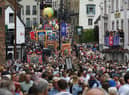 A previous Durham Miners' Gala