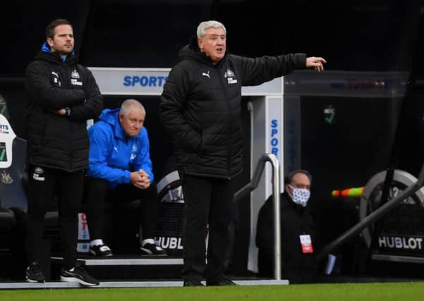Newcastle United manager Steve Bruce. (Photo by Paul Ellis - Pool/Getty Images)