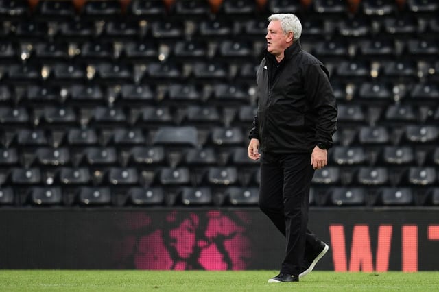 Steve Bruce, manager of Newcastle United. (Photo by Alex Broadway/Getty Images)