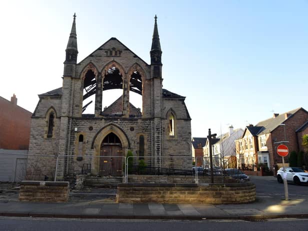 The demolition plans for the historic church, which was left a shell following a fire in November 2017, prompted a campaign to save it.
