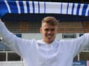 Lewis Cass signed for Hartlepool just before the start of the 2020-21 season (photo: Alex Chandy/HUFC)