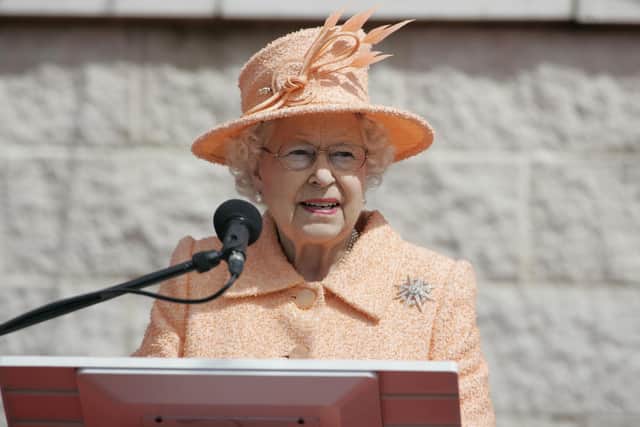 The Queen on Tyneside in 2012 to officially open the new Tyne Tunnel.
