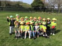 Nurserytime South Shields children celebrating spring with an Easter bonnet parade