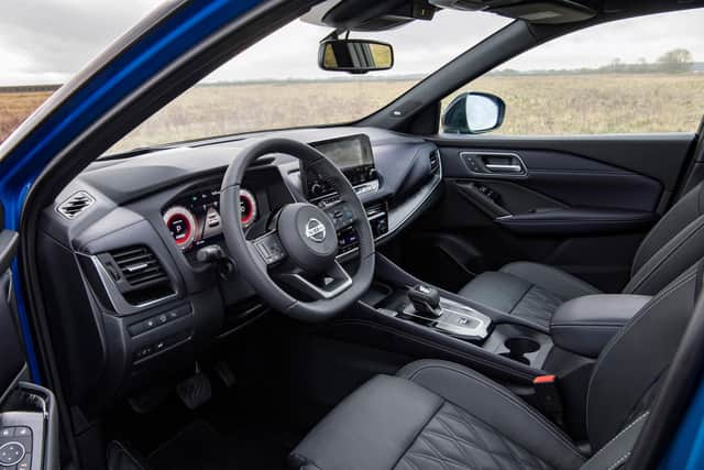 Inside the all-new Nissan Qashqai.