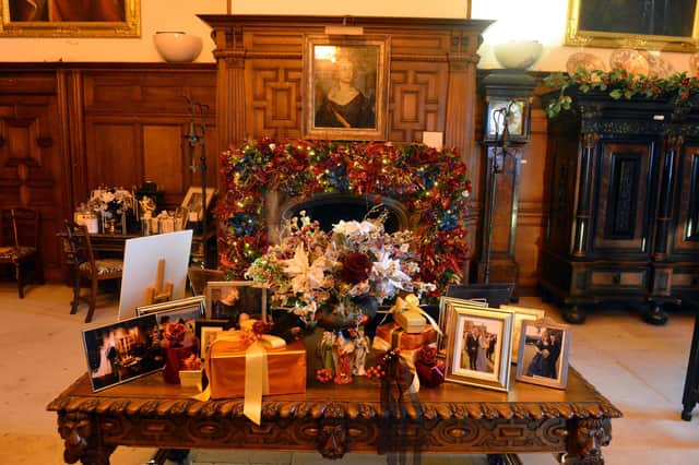 Saints & Angels Christmas event at Bamburgh Castle.