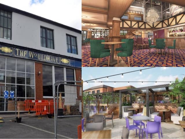 Artist impressions show what The Wouldhave pub will look like following a major redevelopment.