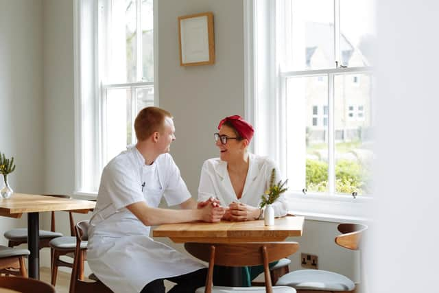 Restaurant Hjem head chef Alex Nietosvuori and restaurant manager Ally Thompson.