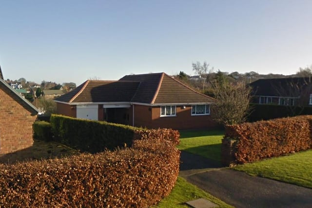 23 Gillylees, Scarborough, a four-bedroom detached bungalow, sold for £405,000 in January 2020.