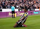 Alexander Isak opened the scoring for Newcastle United on Sunday. (Photo by Naomi Baker/Getty Images)