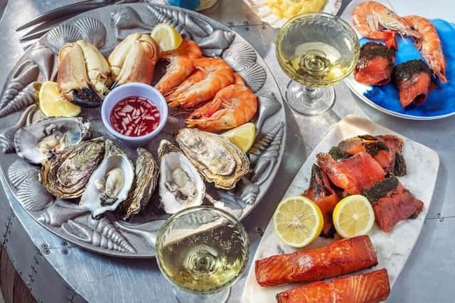 One of Rick Stein's seafood platters.