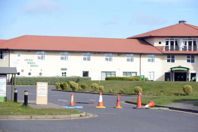 The Little Haven Hotel, in River Drive, pictured during the lockdown as the Government ordered the business and others like to close due to the pandemic.