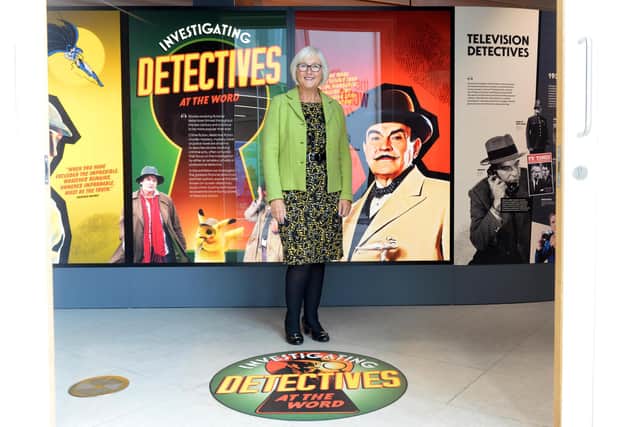 Investigating Detectives exhibition opening at The Word. South Tyneside Council deputy leader Cllr Joan Atkinson.