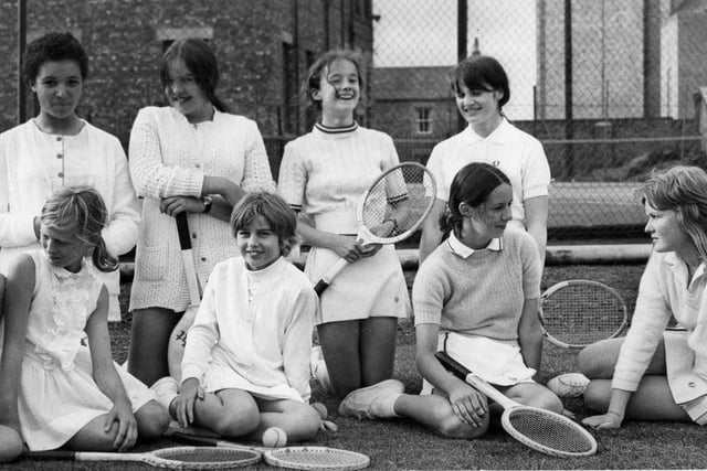 Summer doesn't need to be too relaxing! This is South Shields and Westoe Lawn Tennis Club's junior tennis tournament at Wood Terrace in July 1971. Do you spot anyone you know?