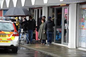 Filming of Vera at Ocean Beach Pleasure Park, with actress Brenda Blethyn as Vera Stanhope.