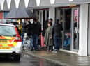 Filming of Vera at Ocean Beach Pleasure Park, with actress Brenda Blethyn as Vera Stanhope.