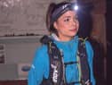 Primary school teacher Sarah Perry who is believed to be the fastest woman to complete Wainwright's Coast to Coast route.

Photograph: Ian Burns
