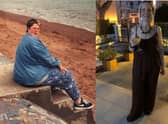 Before and after pictures of Sue Thompson