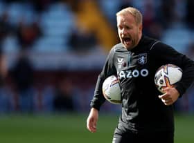 Aaron Danks, Interim Manager of Aston Villa. (Photo by Naomi Baker/Getty Images)