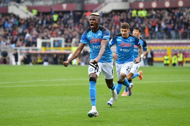 Newcastle United have been linked with a move for Victor Osimhen of Napoli (Photo by Valerio Pennicino/Getty Images)