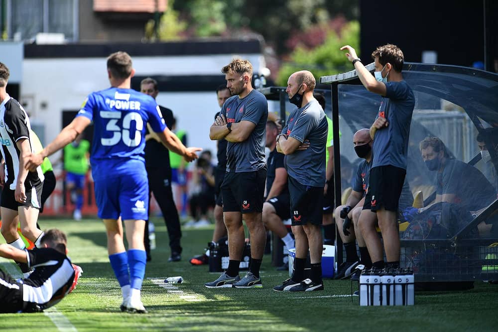 Newcastle United under-23s manager Chris Hogg.