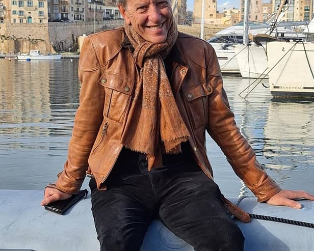 Richard E Grant visited Malta in the first episode of his new Channel 4 series, Richard E Grant's Modern Odyssey. (Picture: Emporium Productions)