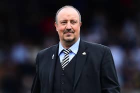 Rafael Benitez, manager of Newcastle United, looks on prior to the Premier League match between Fulham FC and Newcastle United at Craven Cottage on May 12, 2019 in London, United Kingdom. (Photo by Alex Broadway/Getty Images)