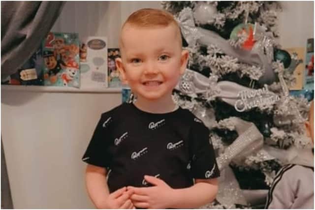 Robbie Elliott, three, tragically lost his battle with cancer after a brave fight.