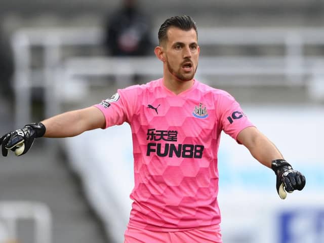 Newcastle United goalkeeper Martin Dubravka. (Photo by Stu Forster/Getty Images)