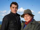 Vera co-stars Kenny Doughty and Brenda Blethyn. Picture: ITV