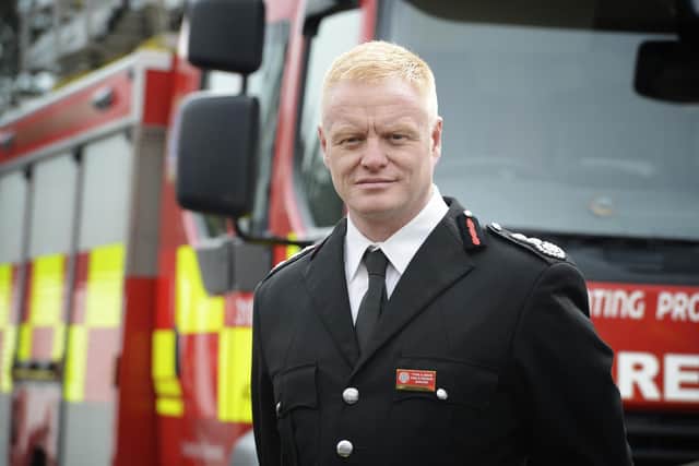 Chris Lowther, Chief Fire Officer of Tyne and Wear Fire and Rescue Service.