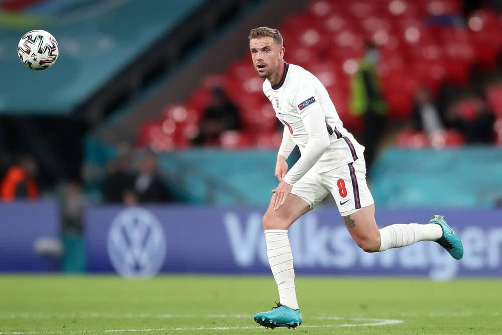 England's Jordan Henderson during the UEFA Euro 2020 Group D match at Wembley Stadium, London on Tuesday June 22, 2021./ Photo: Nick Potts/PA Wire.