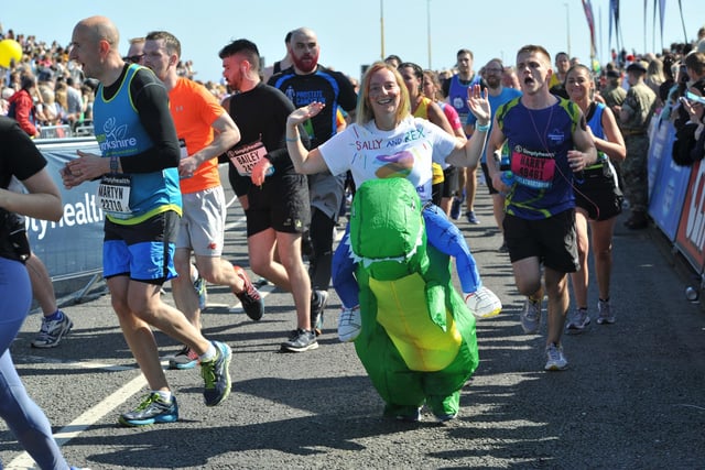 Approaching the finish. Does this bring back happy memories for you?