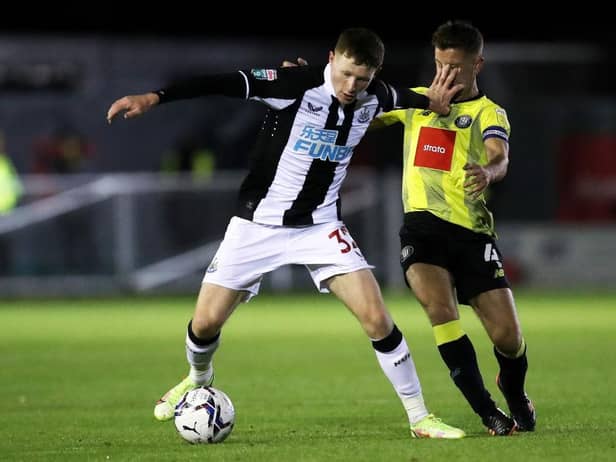 Newcastle United starlet Elliot Anderson (Photo by George Wood/Getty Images)