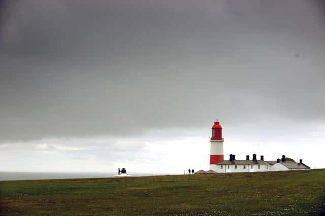 Emergency services are at the cliffs near Souter Lighthouse, Whitburn