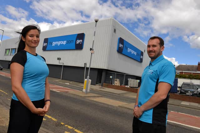 The Gym, Crossgate, South Shields.  Manager Dale Crawford and assistant manager Simone Laurie.