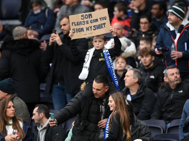 Average league attendance at the Tottenham Hotspur Stadium this season = 61,665