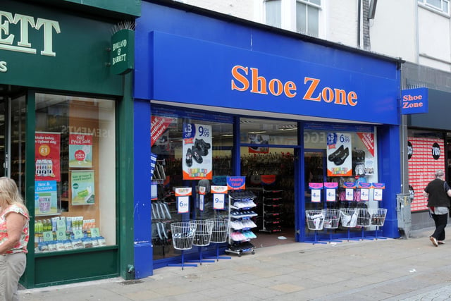 Bargains galore at Shoe Zone, pictured here in 2014 and still a favourite.