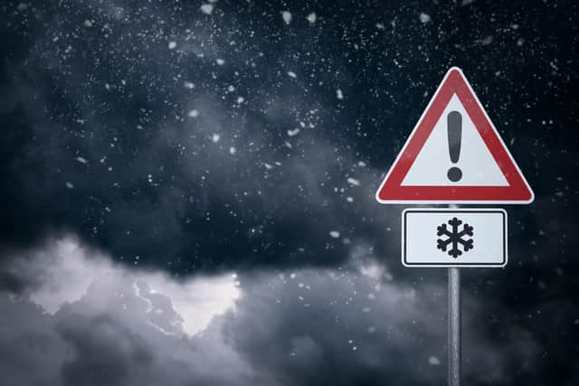 The Met Office have issued a weather warning for potential snow across parts of the region.