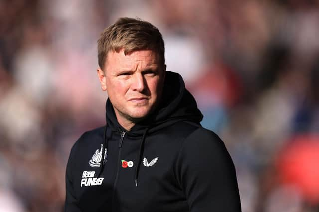 Newcastle United head coach Eddie Howe.