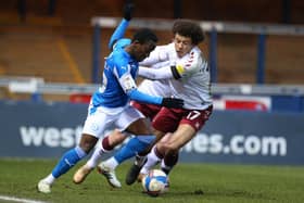 Siriki Dembele of Peterborough United. (Photo by Pete Norton/Getty Images)