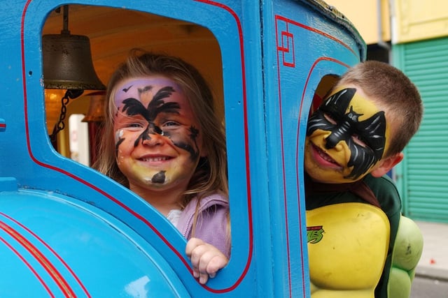 Face painting and fairground rides. Sounds like a perfect day.