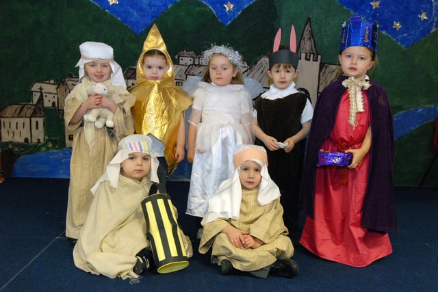 Some of the class of the Foundation Stage Nativity 14 years ago. Recognise anyone?