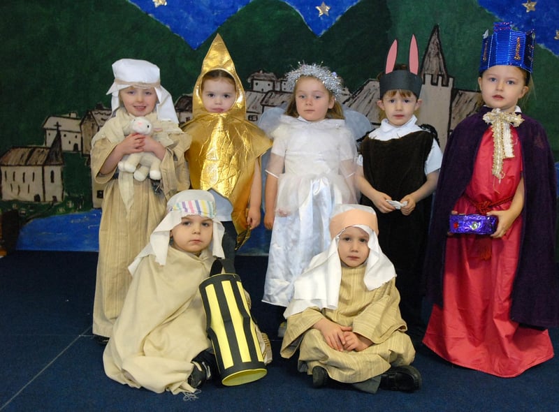 Some of the class of the Foundation Stage Nativity 14 years ago. Recognise anyone?