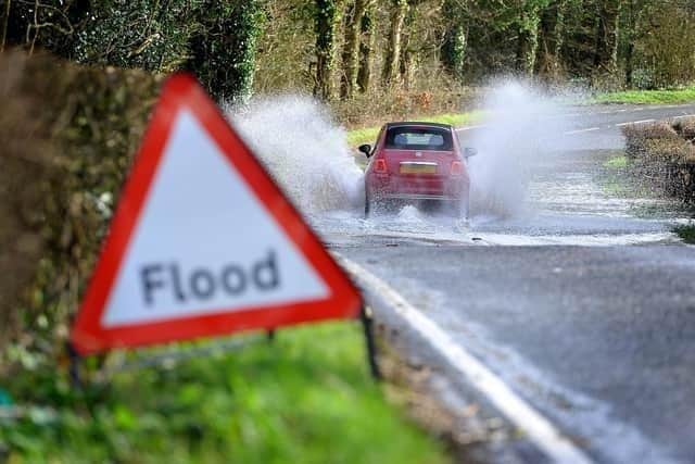 A yellow rain warning had been issued by the Met Office this weekend. Photo: National World stock image