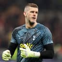 Tottenham Hotspur goalkeeper Fraser Forster.