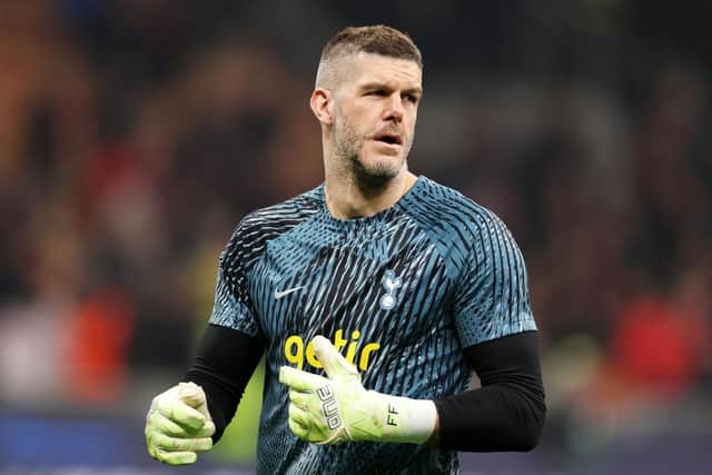 Tottenham Hotspur goalkeeper Fraser Forster.